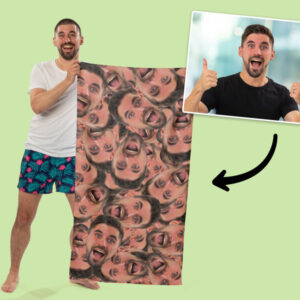 Personligt Badehåndklæde med Billede - Multiface
