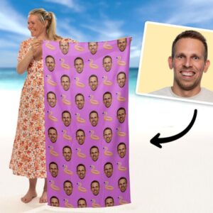 Personligt Badehåndklæde med Foto - Sommer